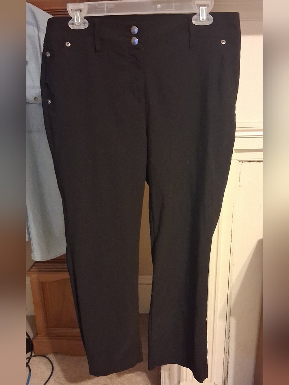 Jones New York Stretch Black Pants